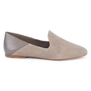 Vince Marley Grey Suede Flats